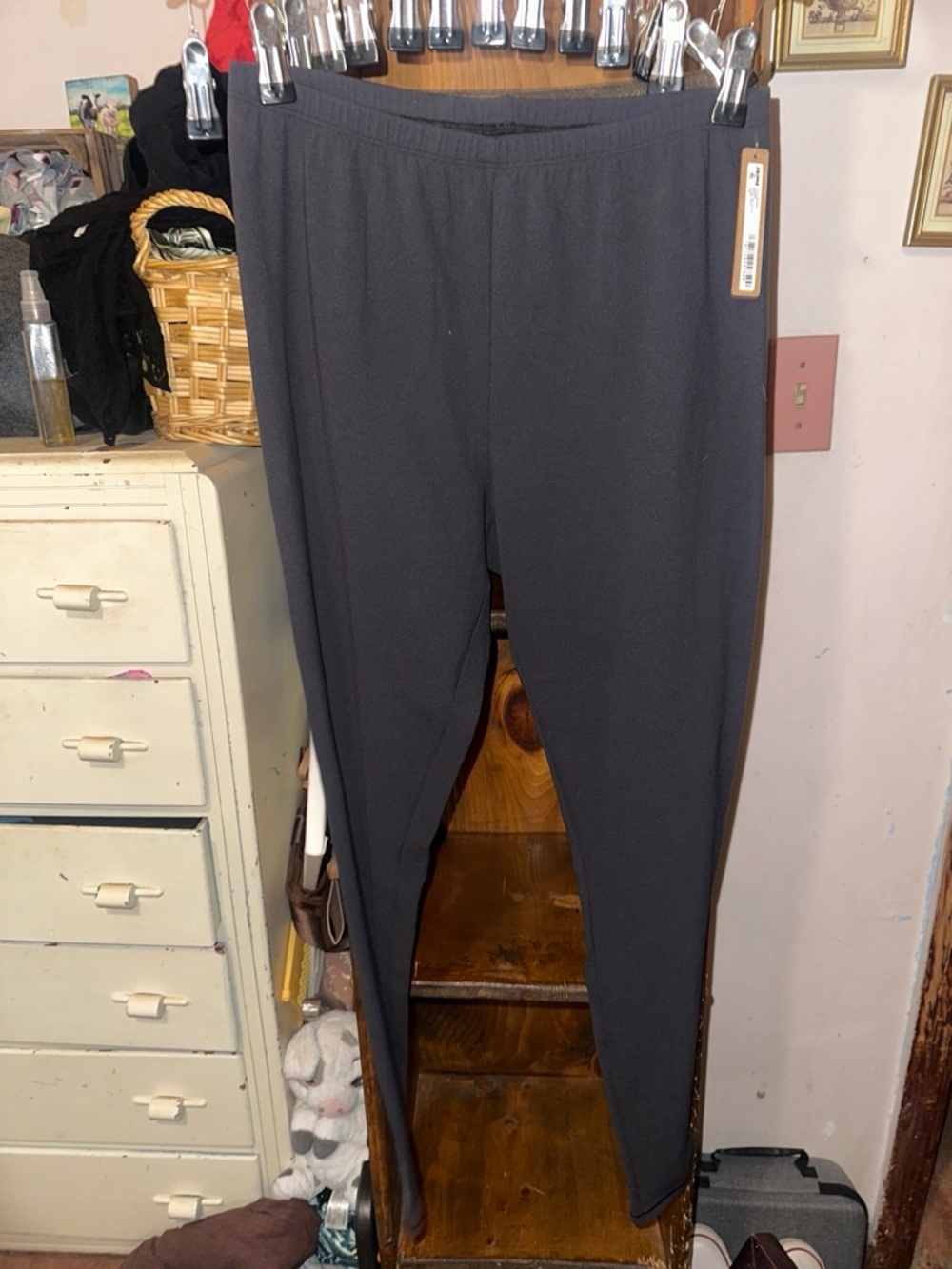 SKIMS Black Men's Slim-Fit Stretch Joggers